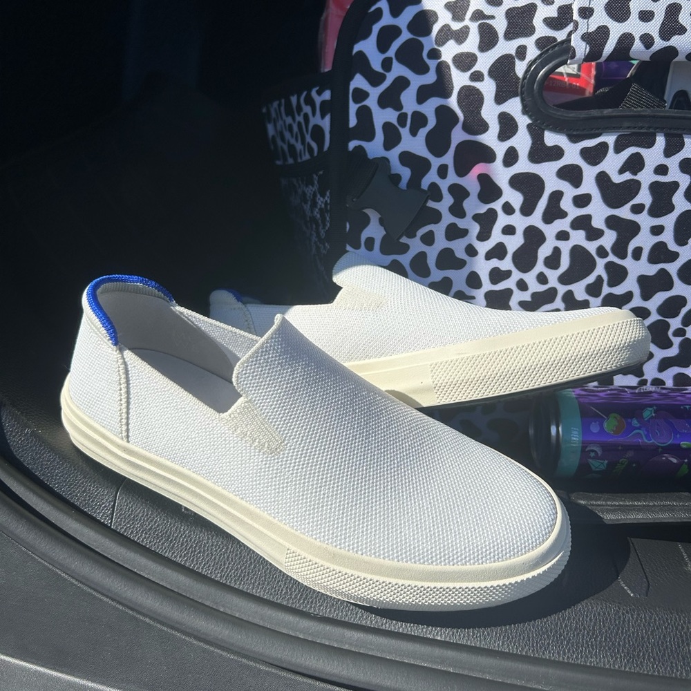 COPY - NWOB Rothy Slip On Sneakers White (READ DESCRIP)
